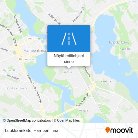 Luukkaankatu kartta