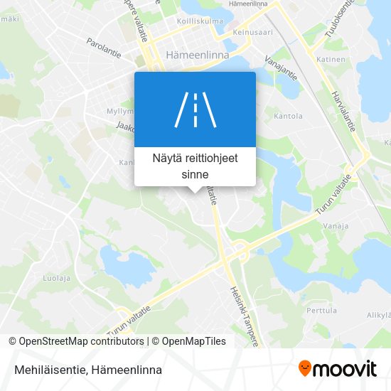 Mehiläisentie kartta