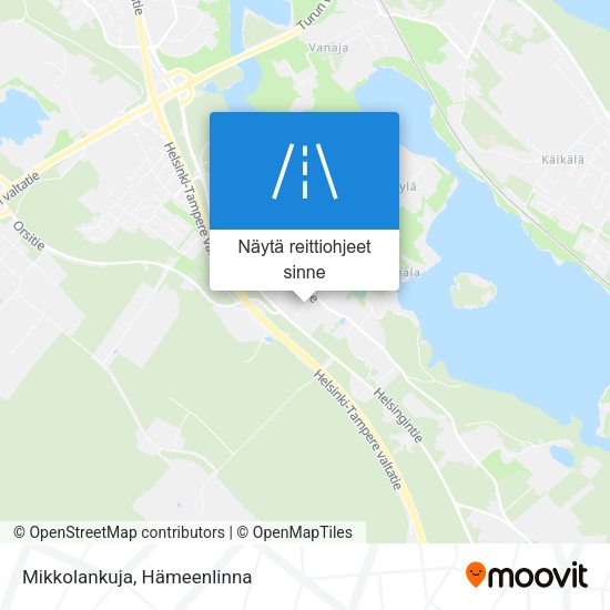Mikkolankuja kartta