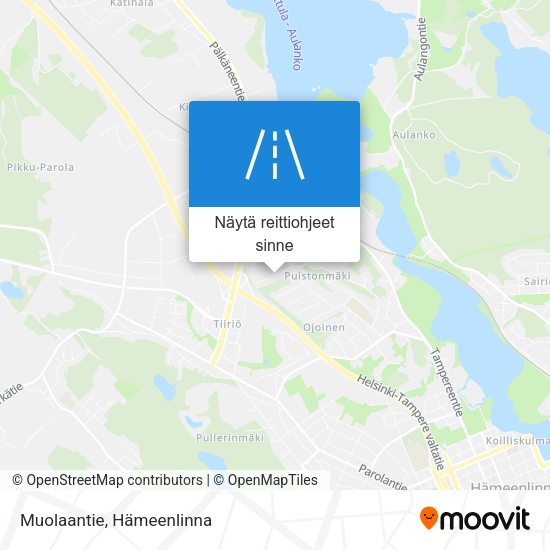 Muolaantie kartta