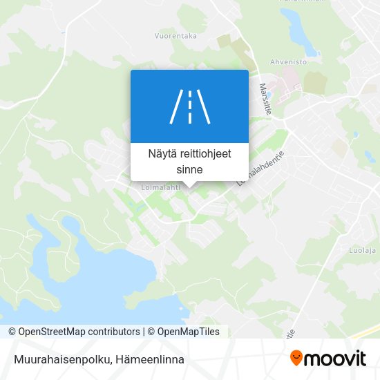 Muurahaisenpolku kartta