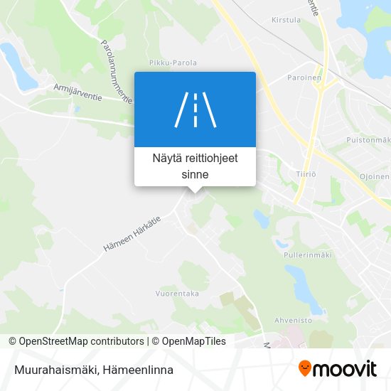 Muurahaismäki kartta