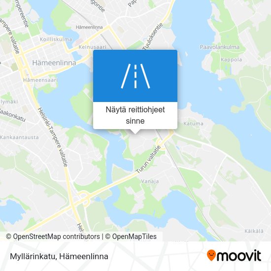 Myllärinkatu kartta