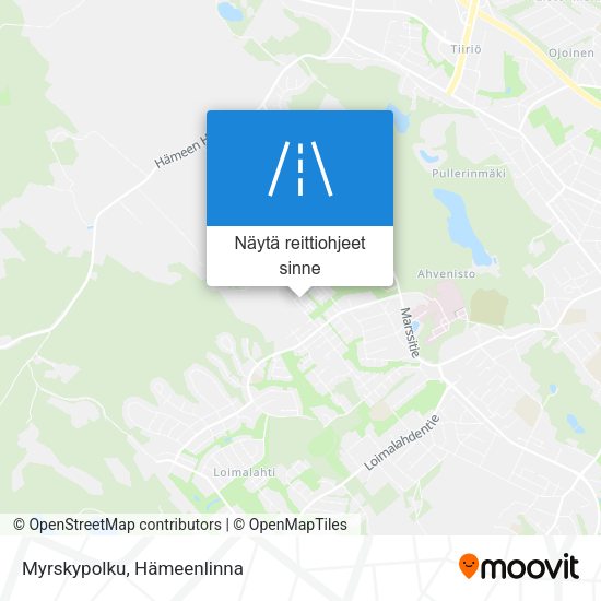 Myrskypolku kartta