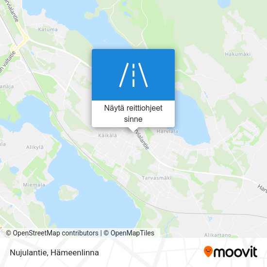 Nujulantie kartta