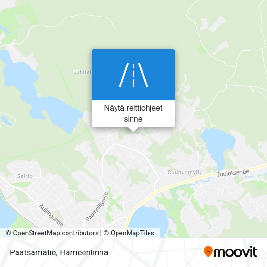 Paatsamatie kartta
