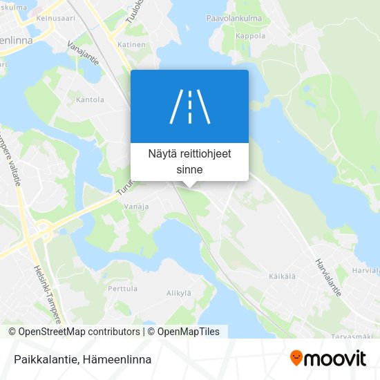 Paikkalantie kartta