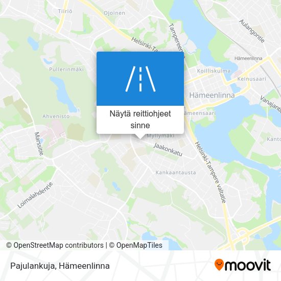 Pajulankuja kartta