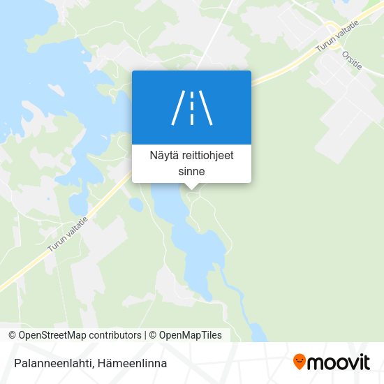 Palanneenlahti kartta