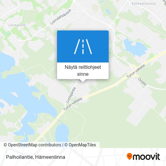 Palhoilantie kartta