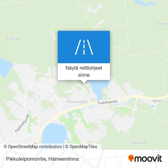 Pikkuleipomontie kartta