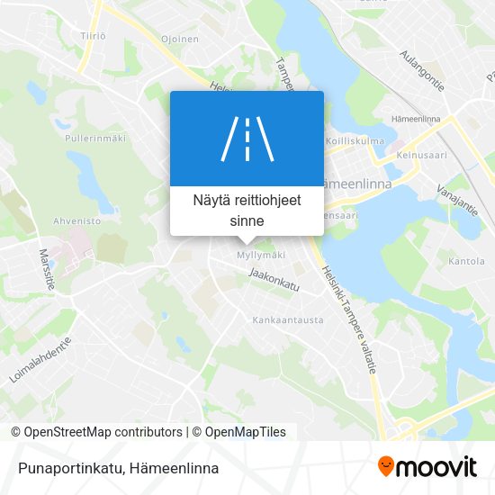 Punaportinkatu kartta