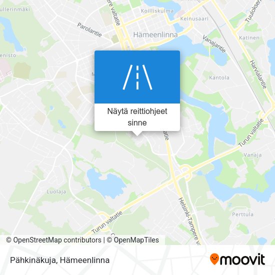 Pähkinäkuja kartta