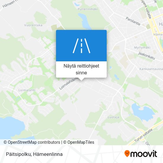 Päitsipolku kartta