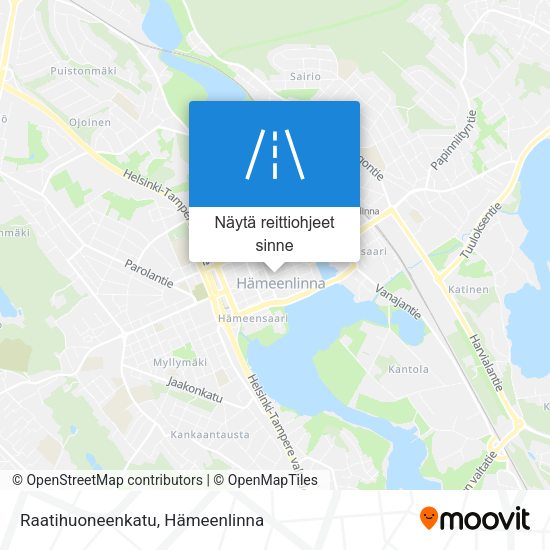 Raatihuoneenkatu kartta
