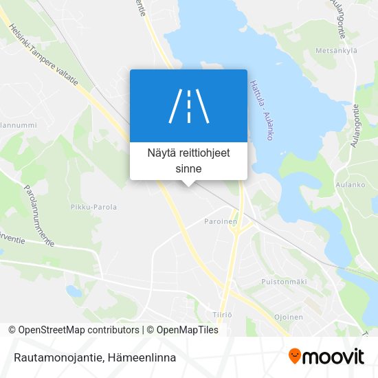 Rautamonojantie kartta