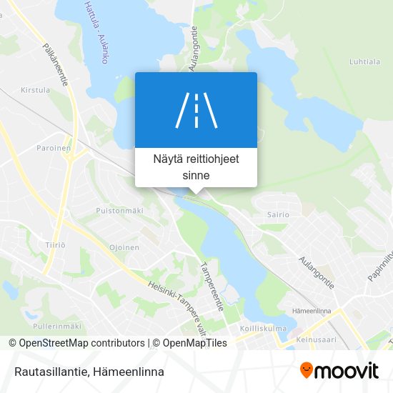 Rautasillantie kartta