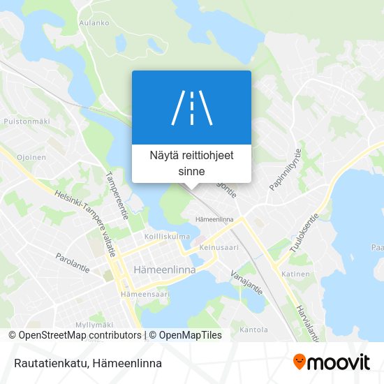 Rautatienkatu kartta