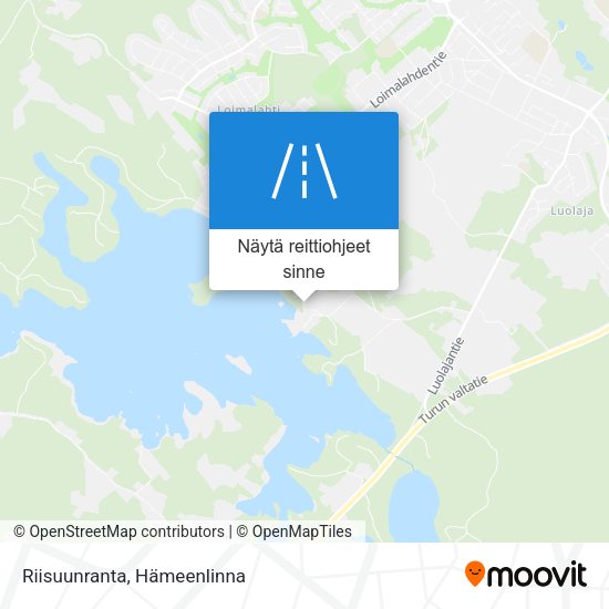 Riisuunranta kartta