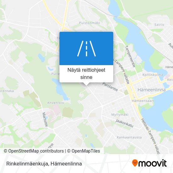 Rinkelinmäenkuja kartta