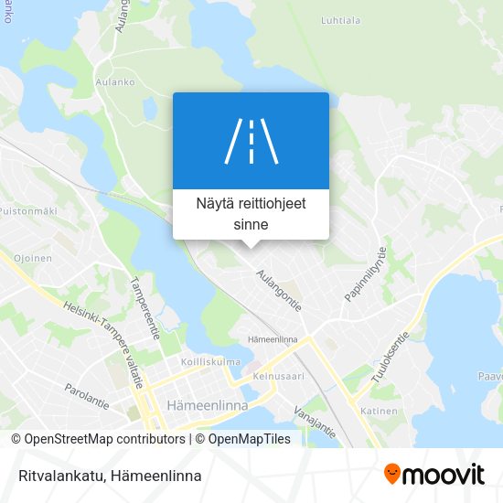 Ritvalankatu kartta