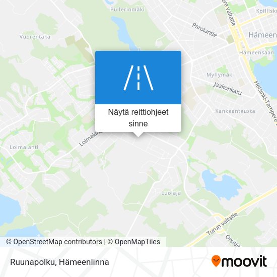 Ruunapolku kartta