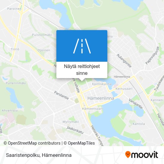 Saaristenpolku kartta