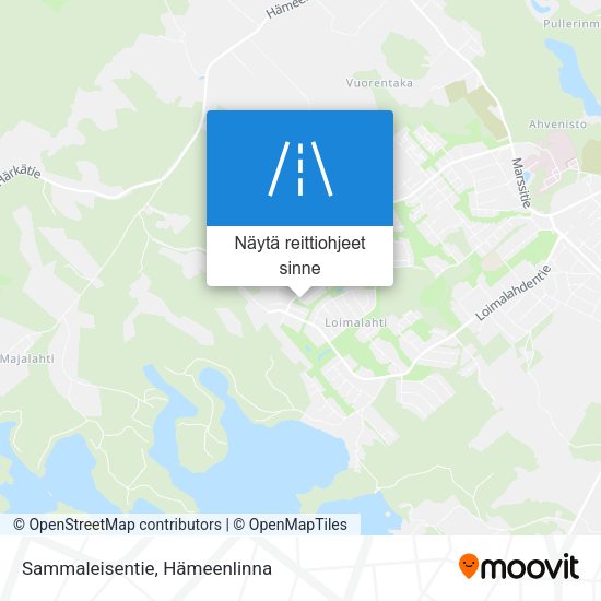 Sammaleisentie kartta