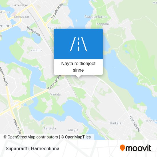 Siipanraitti kartta