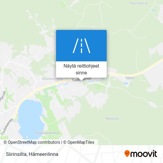 Siirinsilta kartta