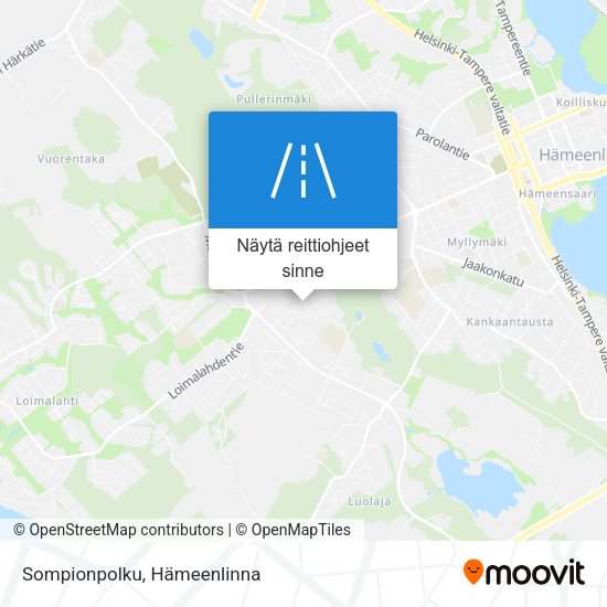 Sompionpolku kartta