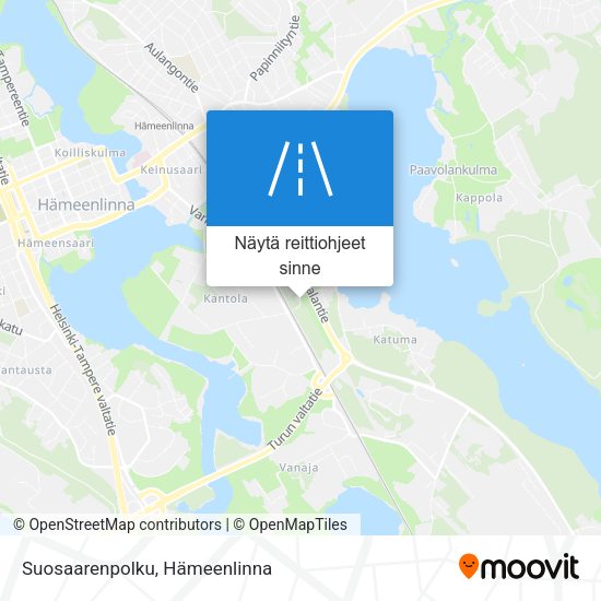 Suosaarenpolku kartta