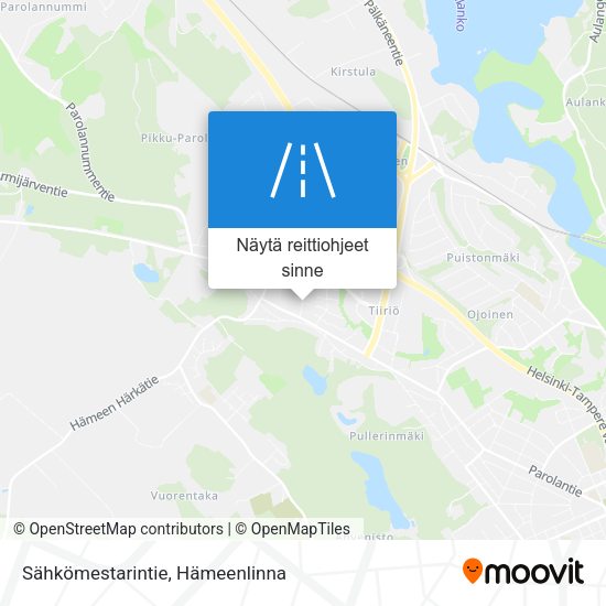 Sähkömestarintie kartta