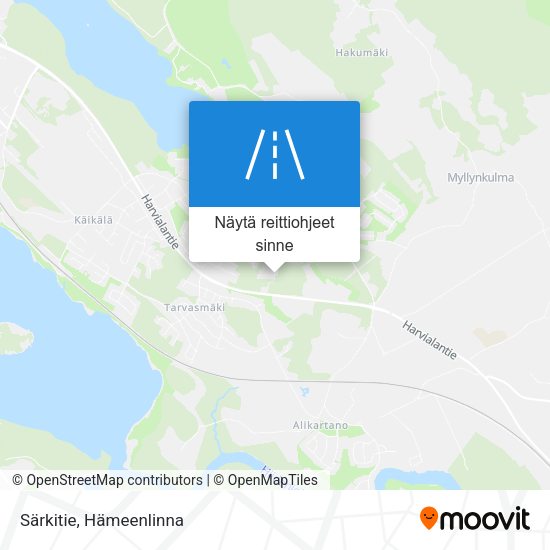 Särkitie kartta