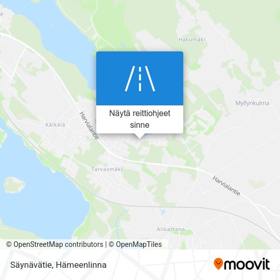 Säynävätie kartta