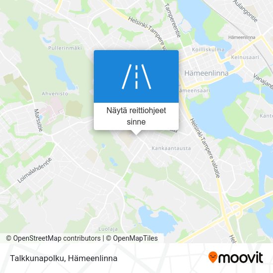Talkkunapolku kartta