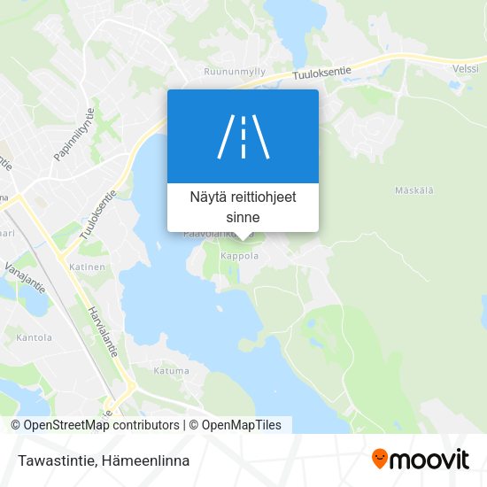 Tawastintie kartta