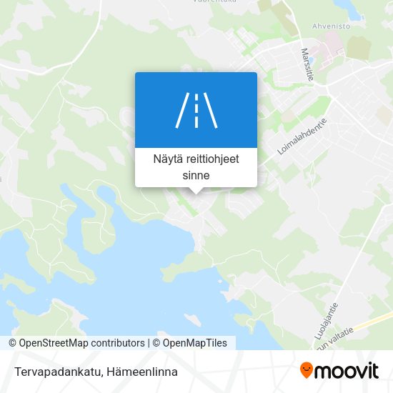 Tervapadankatu kartta
