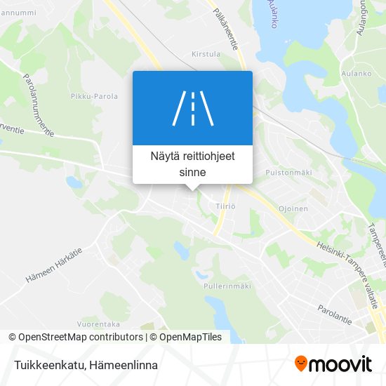 Tuikkeenkatu kartta