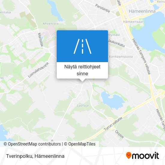 Tverinpolku kartta