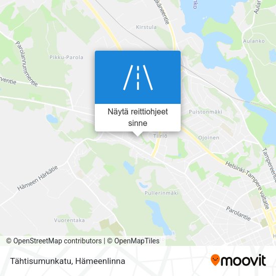 Tähtisumunkatu kartta