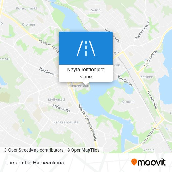 Uimarintie kartta