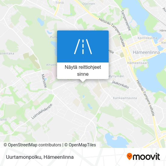 Uurtamonpolku kartta