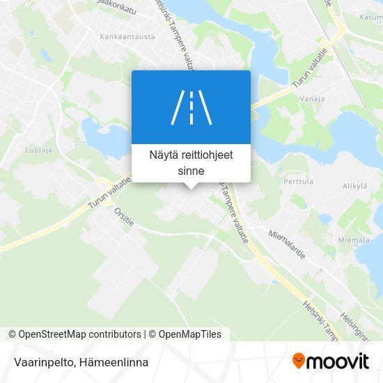 Vaarinpelto kartta