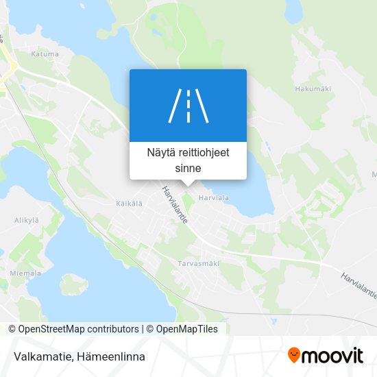 Valkamatie kartta