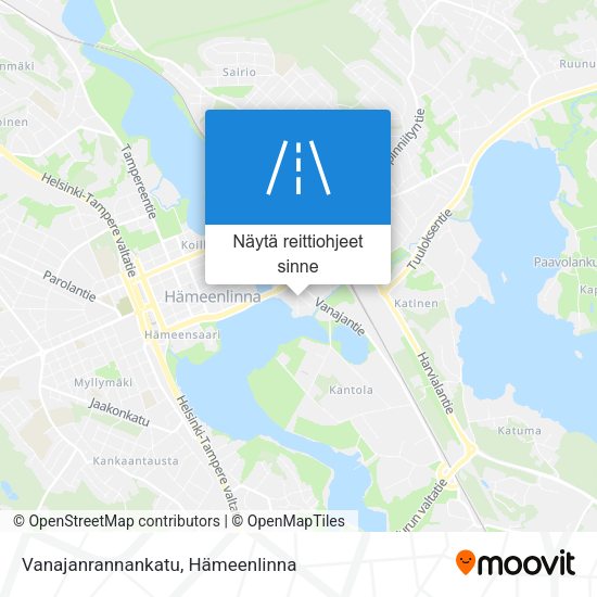 Vanajanrannankatu kartta
