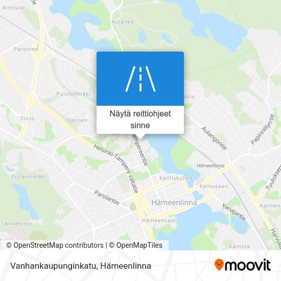 Vanhankaupunginkatu kartta