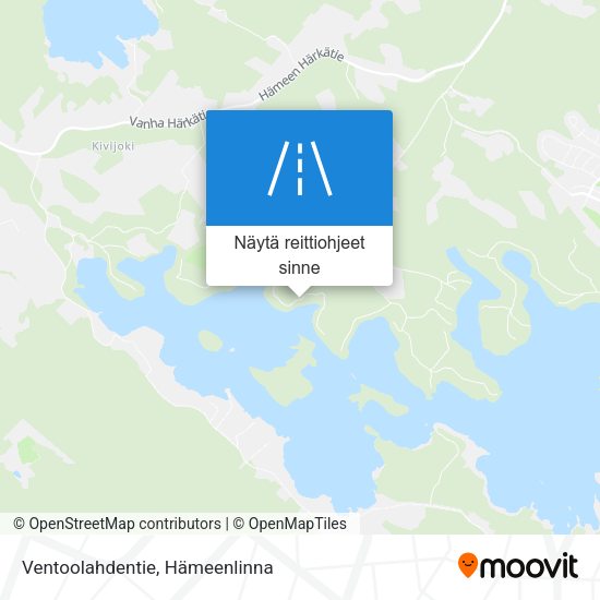 Ventoolahdentie kartta