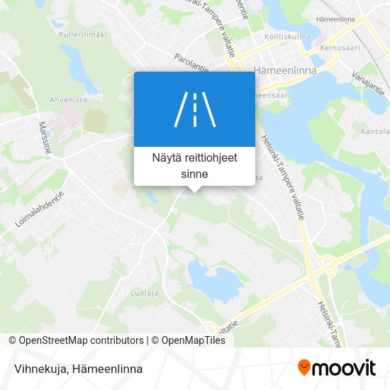 Vihnekuja kartta