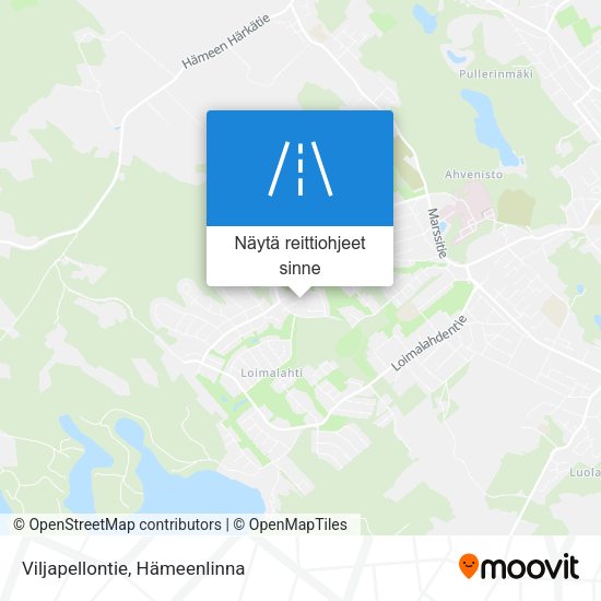 Viljapellontie kartta